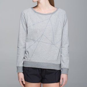 Lululemon Crew Love Pullover *Reflective Heathered Medium Grey